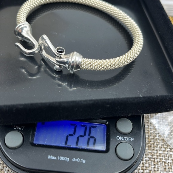 Joseph Esposito ESPO 925 Sterling Silver Mesh Bracelet 7" Vintage Designer - Picture 13 of 14